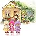 10 PCS Mini Dolls Girls, Princess Mini Doll Surprise, DIY Miniature Dollhouse Mini Dolls Set, Decoration Little Dolls Christmas Festival Reborn Baby Stuff Gift & Bag Accessories (5 & 3 inch)