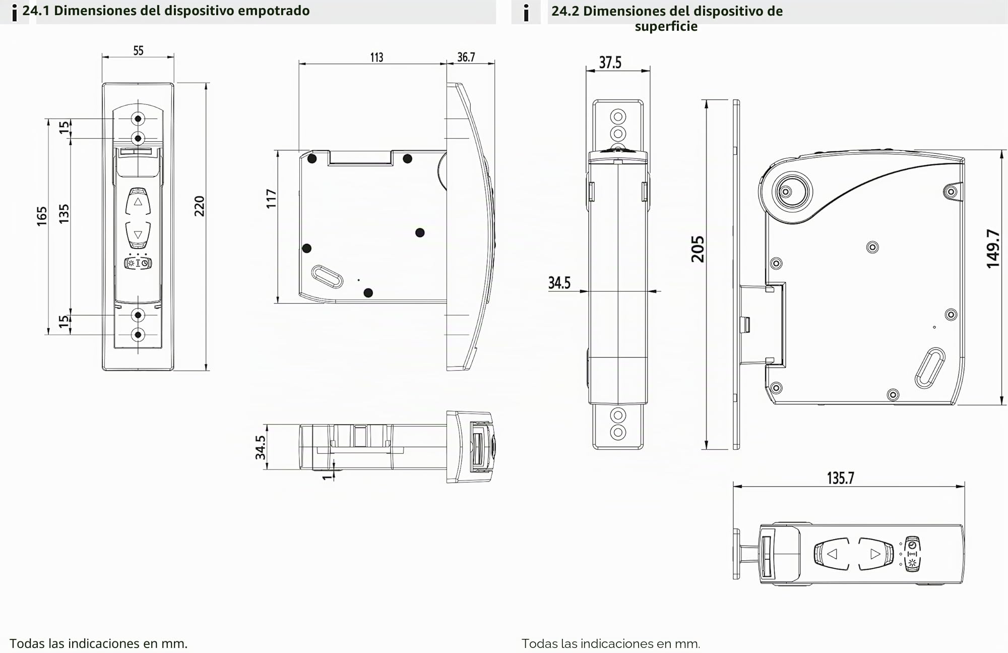 Superrollo Professional GW60 Enrollador Universal para persiana, Montaje de Adorno y Montaje Empotrado, Color Blanco