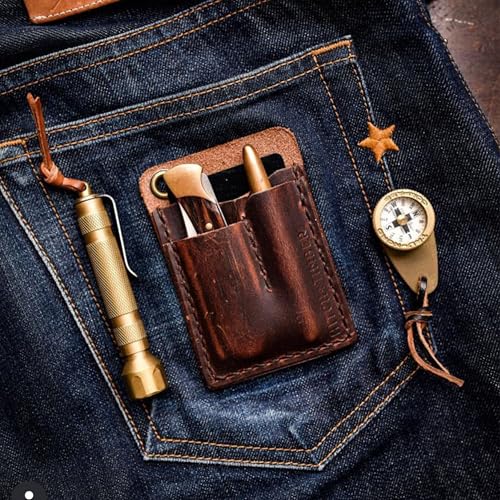 The Card Caddy - Hitch and Timber EDC Wallet for Everyday Carry Gear (Crazy Horse)2