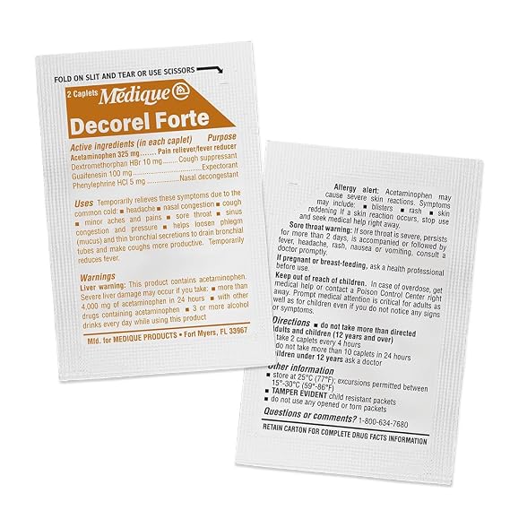 Medique CR Decoral Forte 100-Count (Pack of 2)