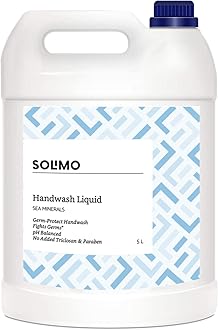 - Liquid Handwash, Refill Can | Sea Minerals | 5 Litre | Fights Germs | Ph-Balanced Formula | No Added Triclosan & Parabens