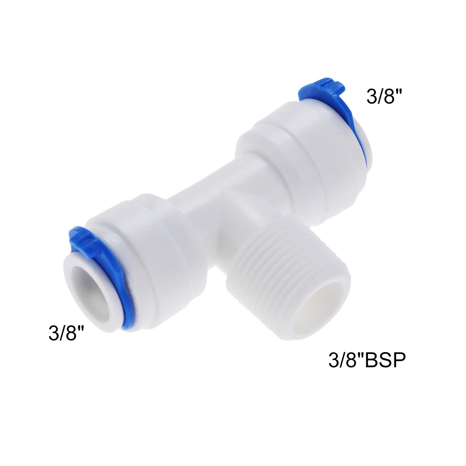 Złączka do węża, wąż ogrodowy szybkiego łączenia 2 szt. Kolankowy zawór zwrotny wody Szybkozłączka 1/4 "OD 1/8" męski system odwróconej osmozy rura z tworzywa sztucznego