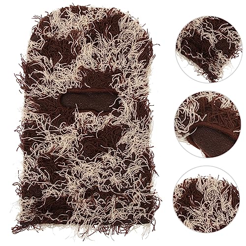 Máscara de esquí Healeved Balaclava Gorro Knitted Camo para Hombres y Mujeres, Cubierta facial completa antiviento con protección para actividades al aire libre en climas fríos miniatura 3