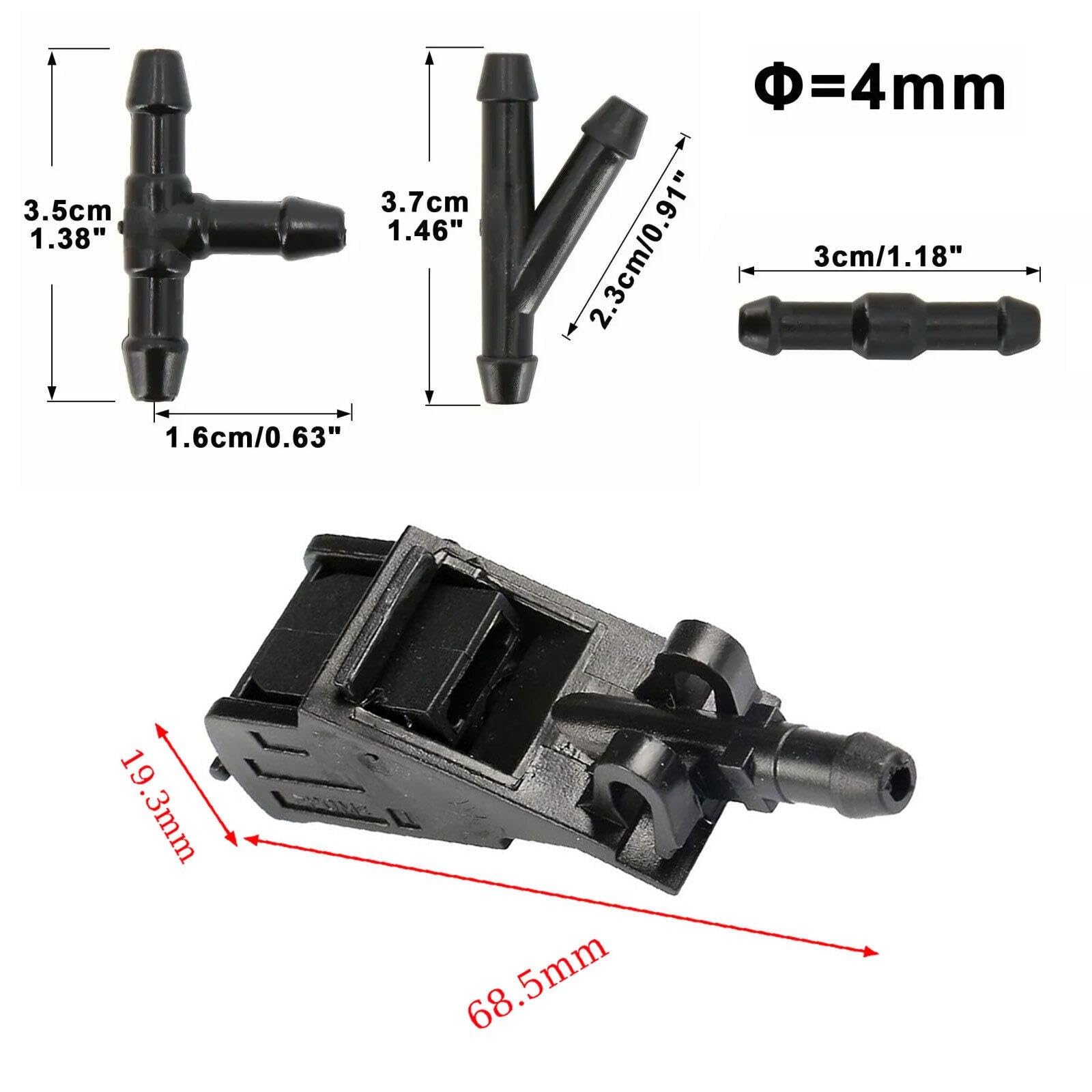 Spryskiwacz szyby czołowej Do Volkswagen Passat B5 Golf Jetta MK4