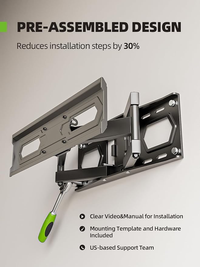Soporte de pared para TV USX MOUNT 32-74 pulg miniatura 3