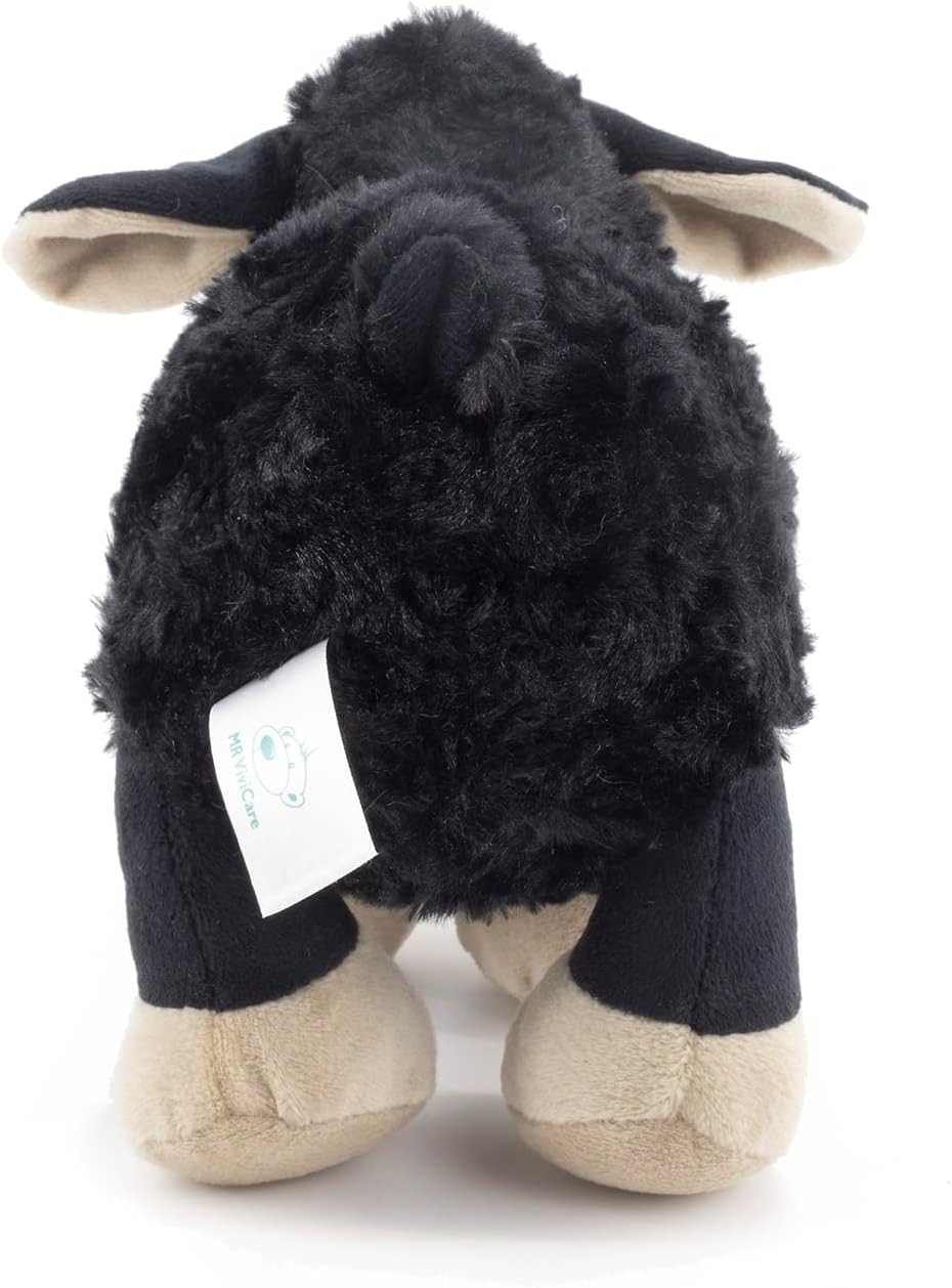 6.5" Black Sheep Stuffed Animals for Boys and Girls,Soft and Adorable Lamb Plush Toys for Newborn Babies,Great Gifts on Birthday,Easter,Baby Shower,Father's Day,Machine Washable - Image 3