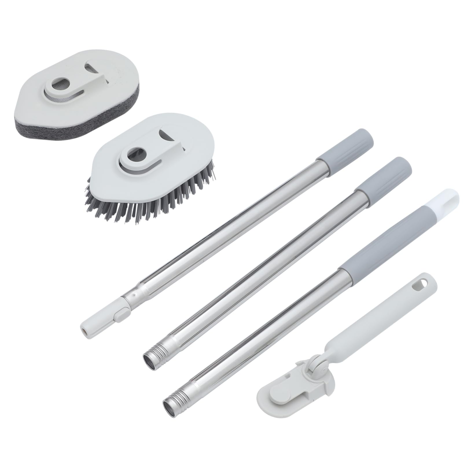 Brosse pour sols Healvian avec manche long pour nettoyage carrelage