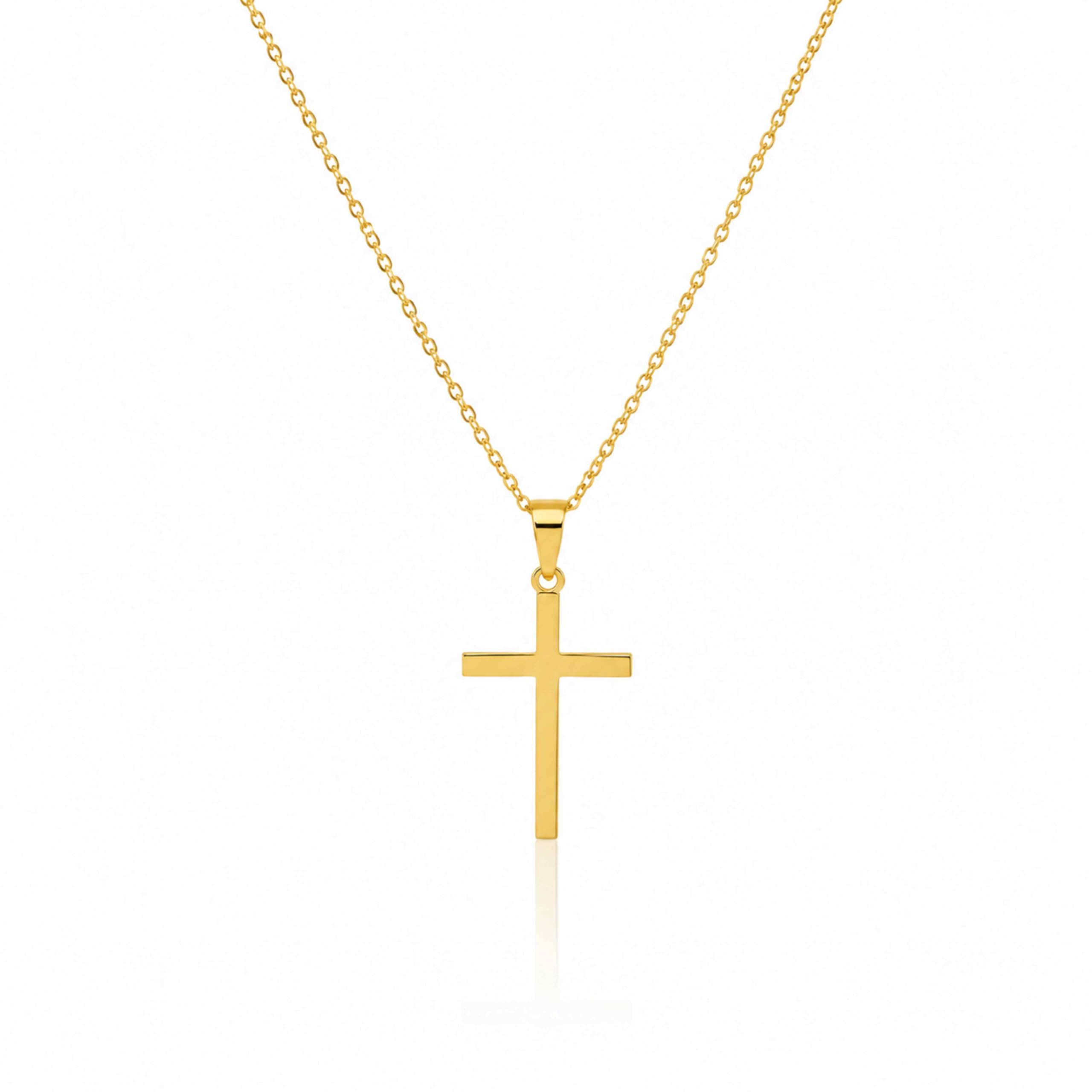 Gamma Cross Necklace | Micron Plated |Antitarnish,waterproof,anti alergic,sweat proof | Gifts for Women & Girls | 6 Months Warranty-image-7