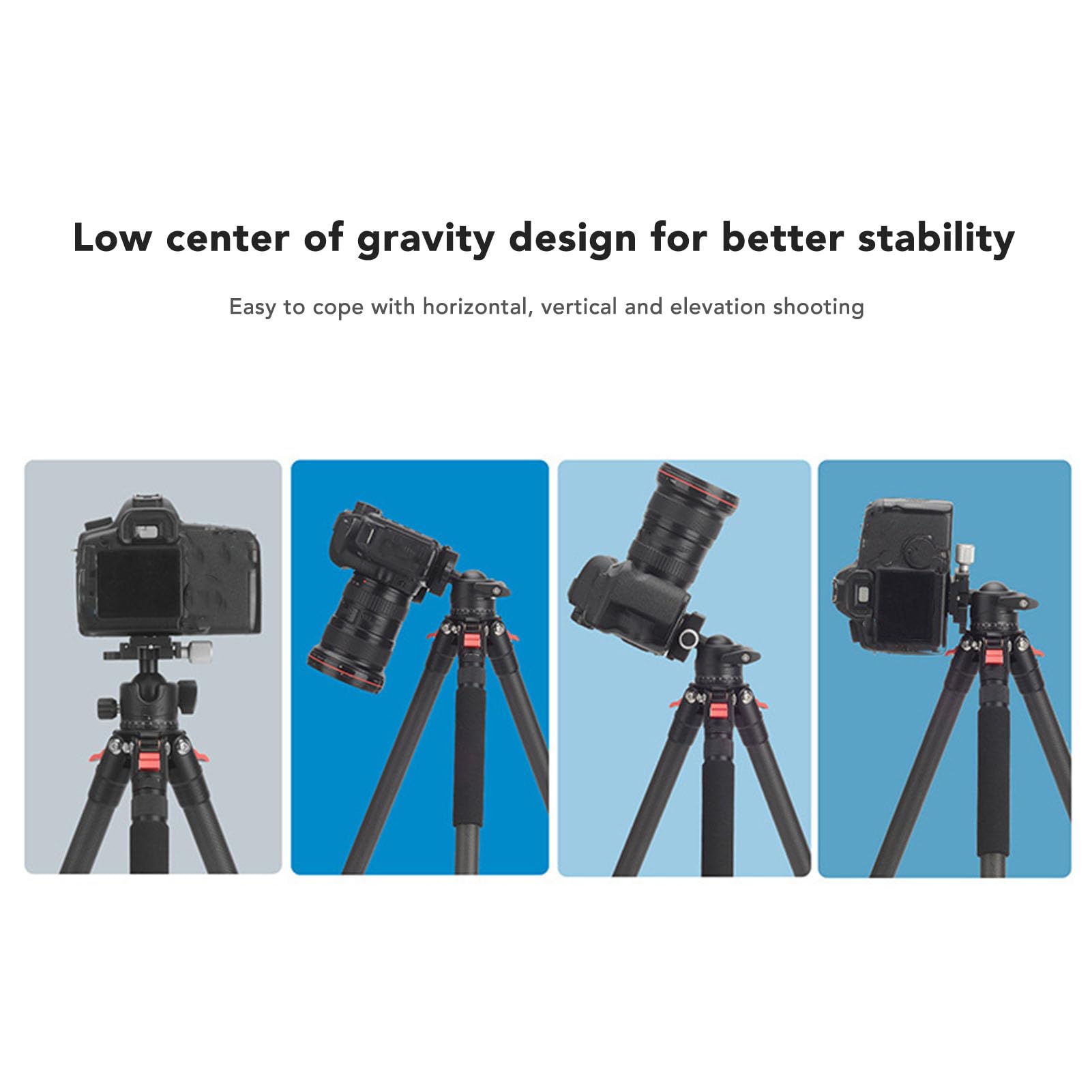Statyw do Aparatu, 1335 Mm Obciążenie do 8 Kg Wysuwany Statyw do Aparatu DSLR ze Stopu Aluminium z metalową głowicą kulową 35 Mm do Vlogowania zdjęć Wideo