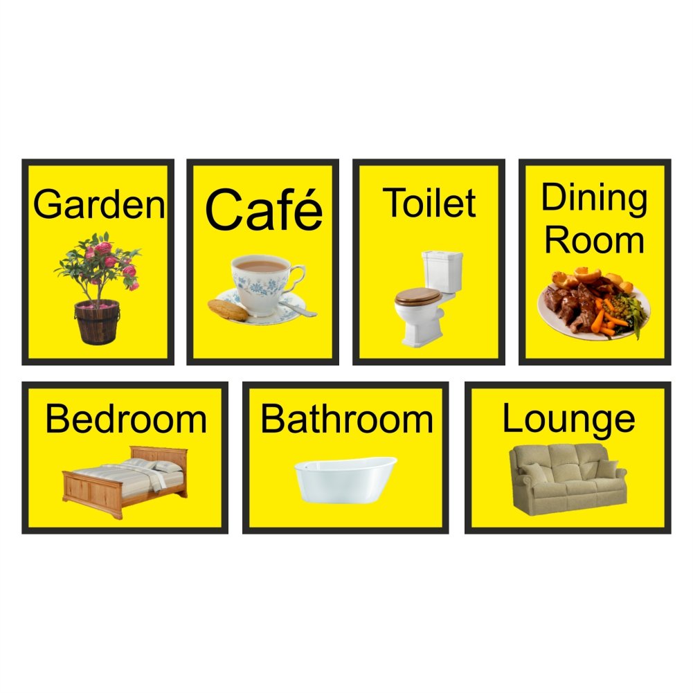 Dementia Signs Starter Pack - Rigid Plastic (7 Signs)