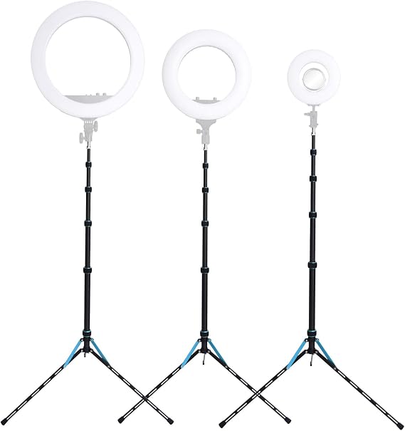FOSOTO 87inch Photography Tripod Light Stand Carbon Fiber Lightweight Photographic Stand Compact for Photo Studio Equipment Softbox Umbrella Shooting Video Filming Speedlight