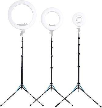FOSOTO 87inch Photography Tripod Light Stand Carbon Fiber Lightweight Photographic Stand Compact for Photo Studio Equipment Softbox Umbrella Shooting Video Filming Speedlight
