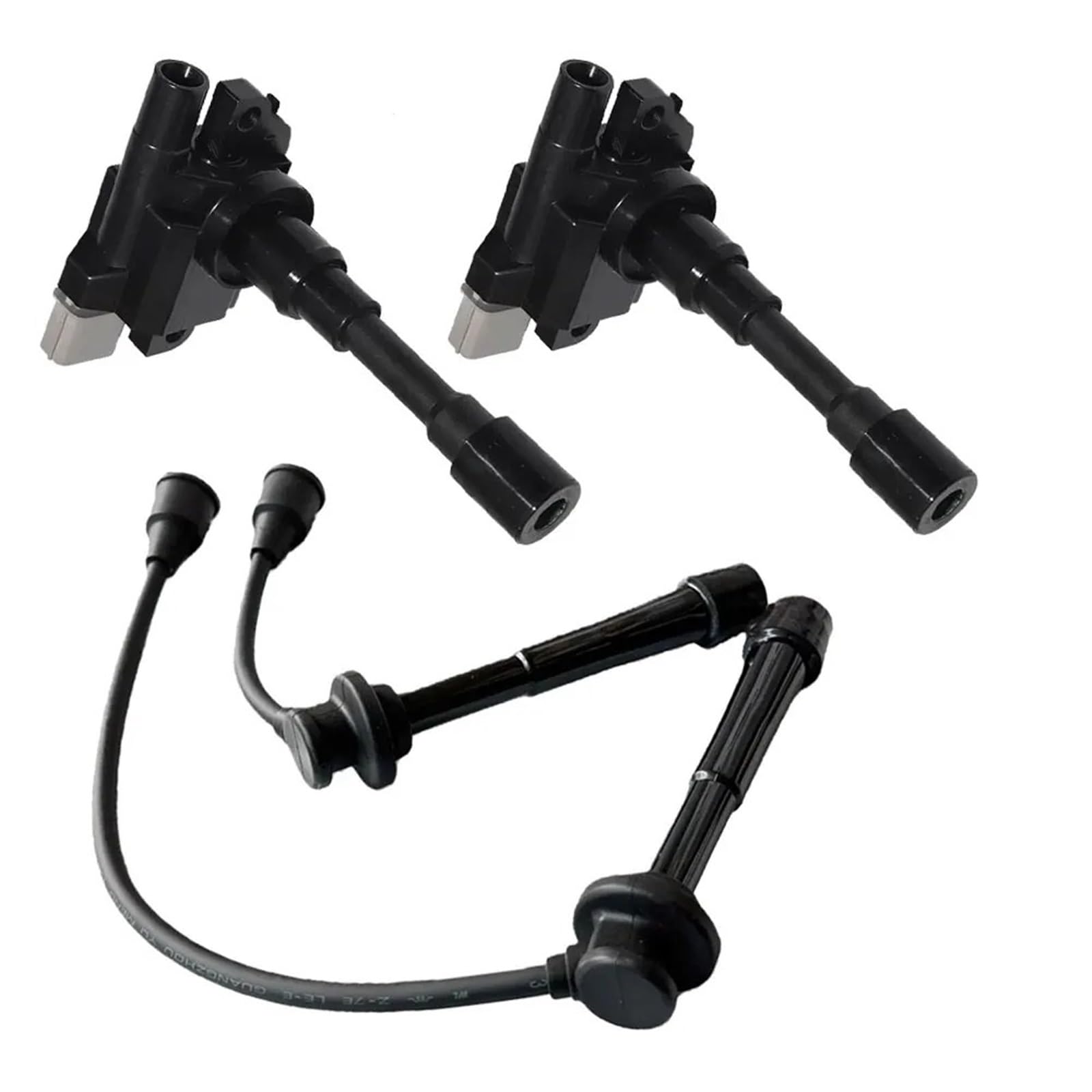 Genérico para Suzuki para Liana para Hatchback para Samurai para SX4 para AERIO para Alto X-90 para Vitara/Bobina Encendido M16A M13A Bobina Encendido para Motocicleta | 2 Pieces Coil and Cable