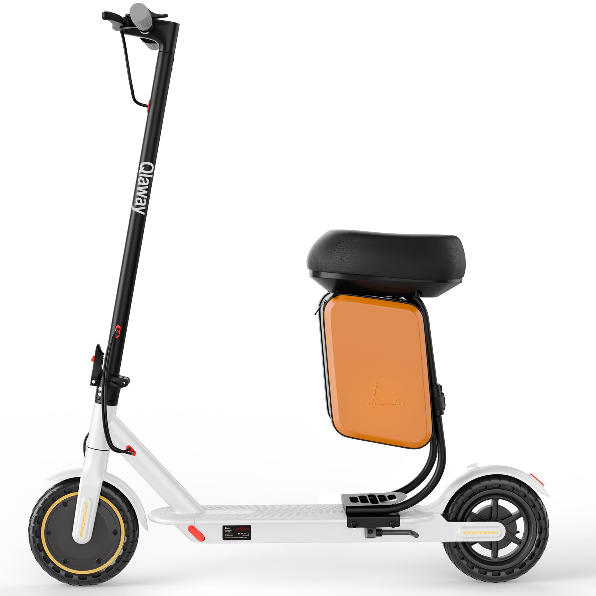Qlaway Electric Scooter for Adults, 350W/500W Motor, Up to 22 Miles Long Range, 8.5" /10" Solid Tires, 265 lbs Load Capacity, Foldable Commuting