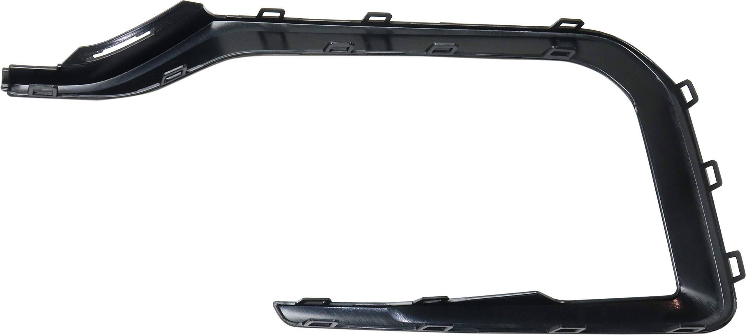 Front Bumper Trim Set For 2016-2017 GMC Terrain - Textured Finish, Driver & Passenger Side (2-Piece)