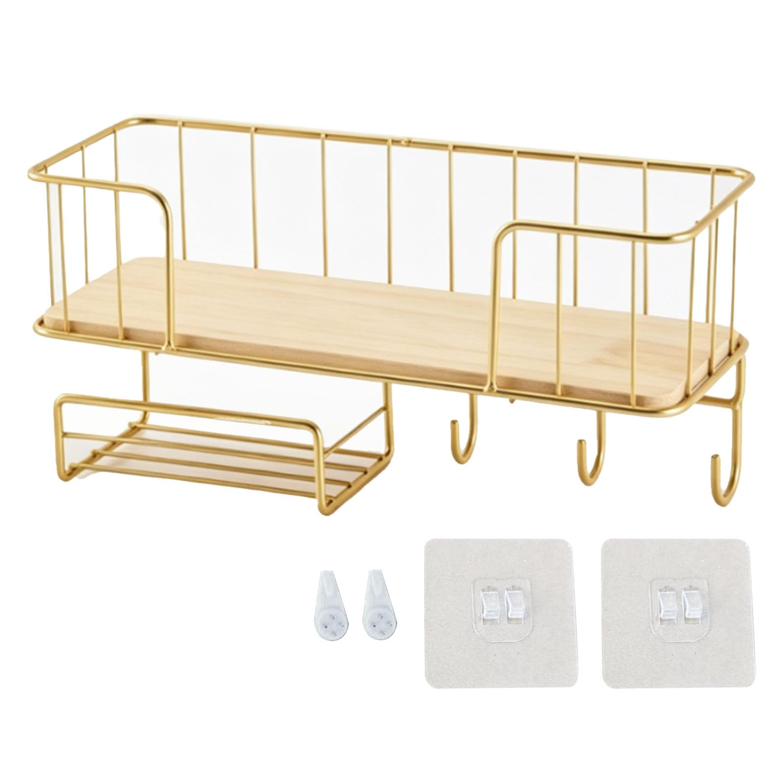 Rangement mural douche et chambre pour une décoration épurée et un espace de vie ordonné