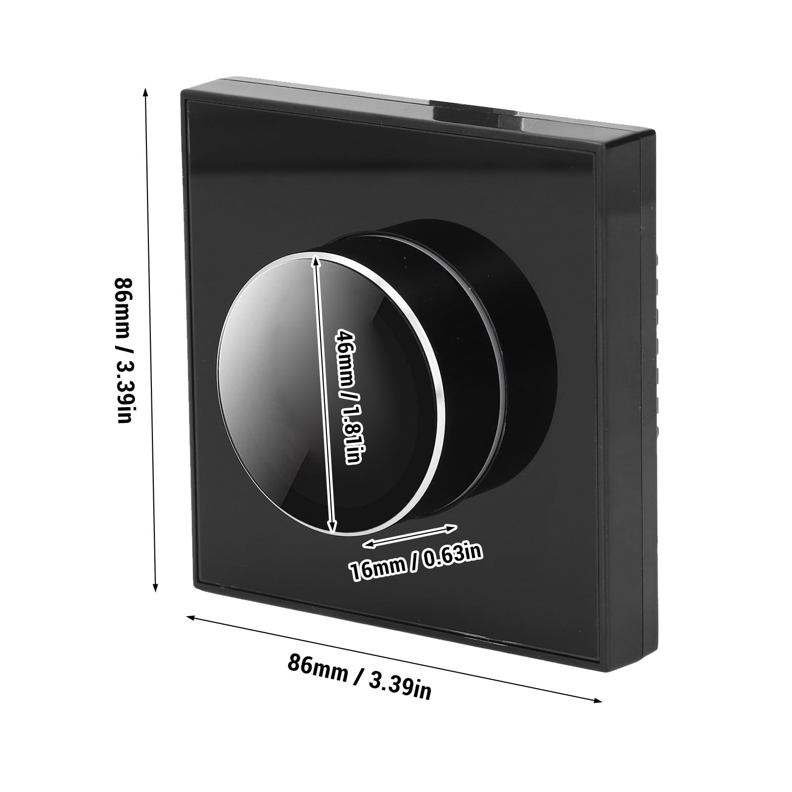 Controlador Digital de Perilla Termostat para Calefacción de Agua, Control de Voz, Diseño Giratorio, Compatible con APP, 95-240V AC