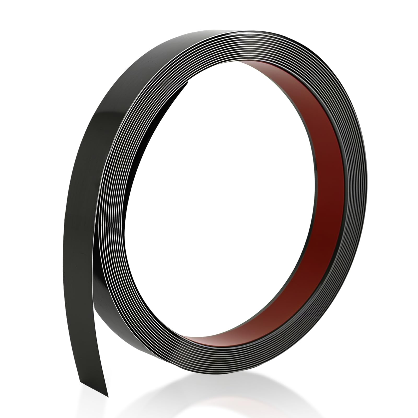 Rzspher 5m x 2cm Stainless Steel Wall Molding Trim (Brushed Black)