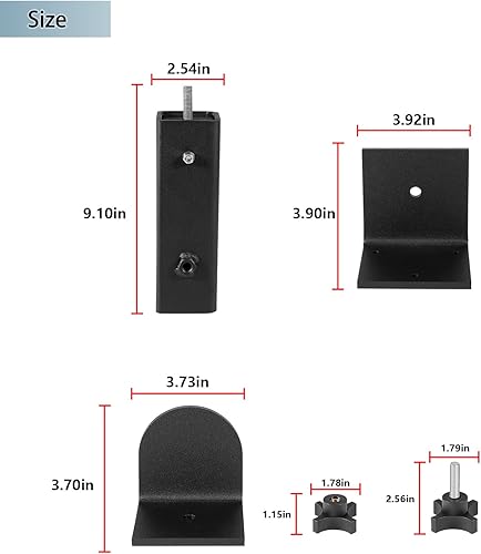 Miniatura 6 de Opall Tornillo giratorio de banco de trabajo de montaje múltiple para la fabricación de cuchillos con rotación de 360 grados que hace el tornillo de