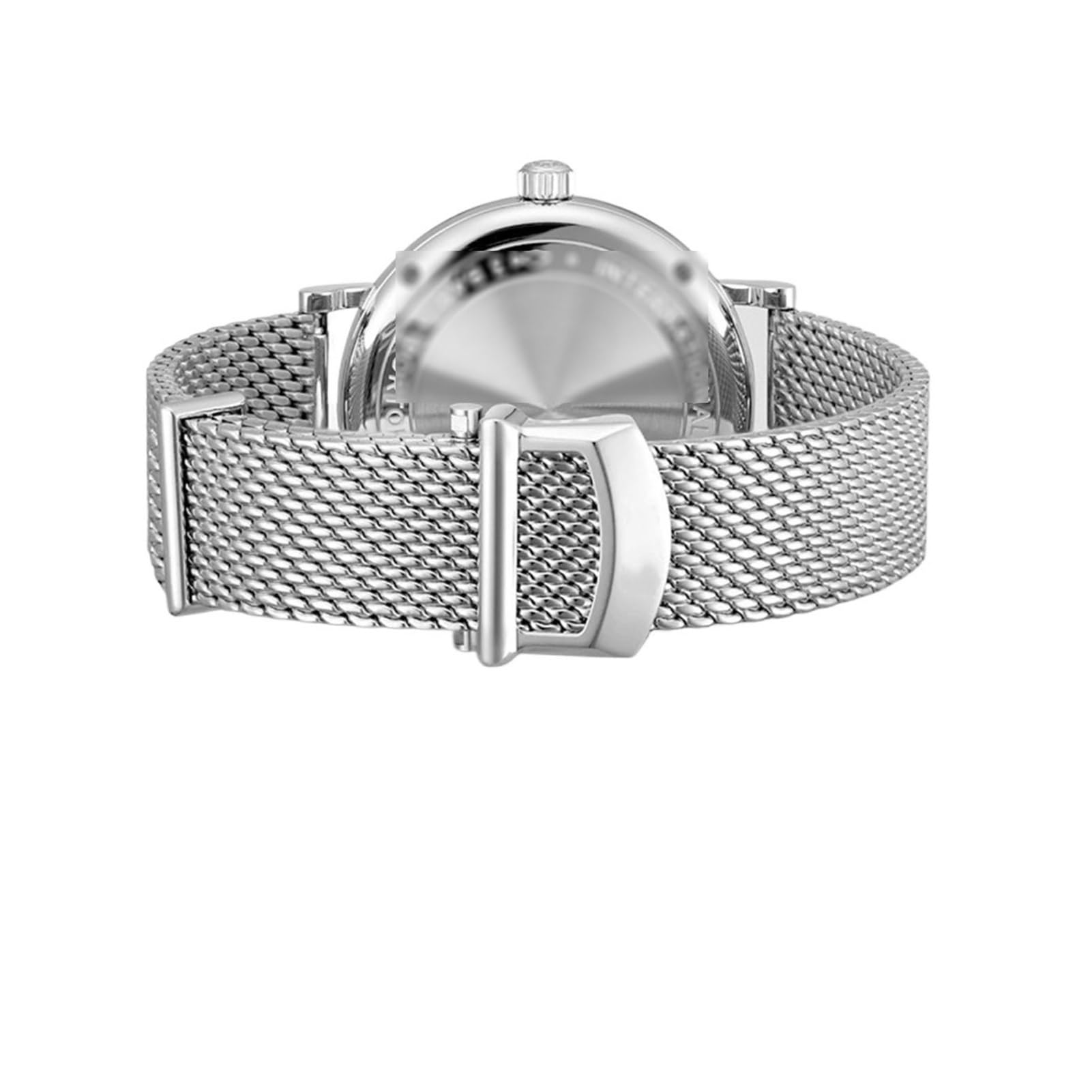 Generisch 20 mm 22 mm Milanaise-Armband aus Edelstahlgewebe, kompatibel mit Omega Seamaster 300 007 IWC PORTOFINO-Serie, Faltschließe mit Werkzeug