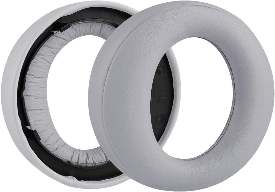 Geekria Replacement Ear Pads for Sony PlayStation New Version 2018, PS4 Gold Wireless 500 Million Limited Edition Headphones (Grey) - Image 3