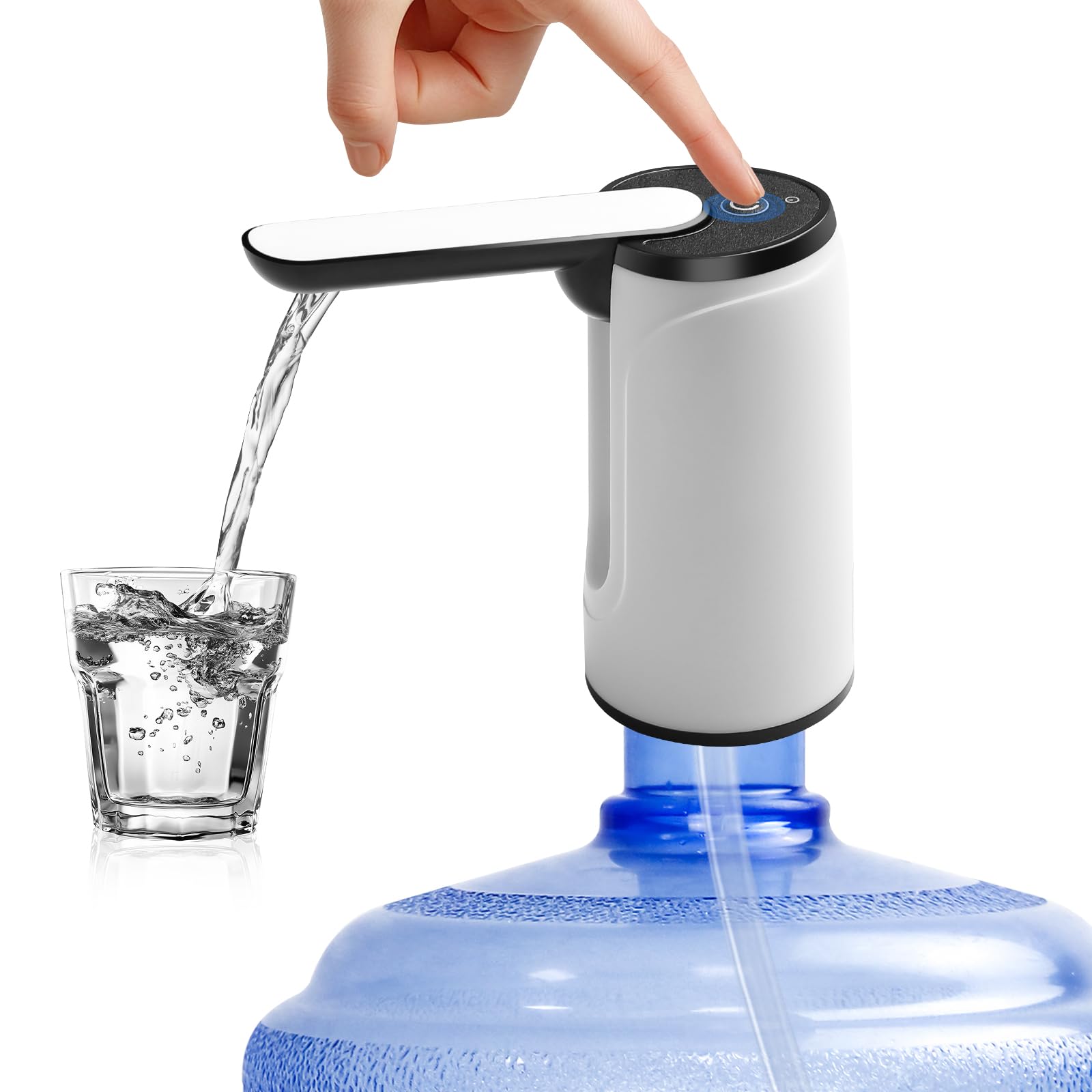 Water Bottle Pump 5 Gallon USB Charging Automatic Drinking Portable Electric Water Dispenser/Switch