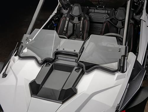 Miniatura 6 de SuperATV Assault Industries Medio parabrisas resistente a los arañazos para Polaris RZR PRO XP / PRO XP 4 2020+ | Policarbonato de 1/4 pulgadas |