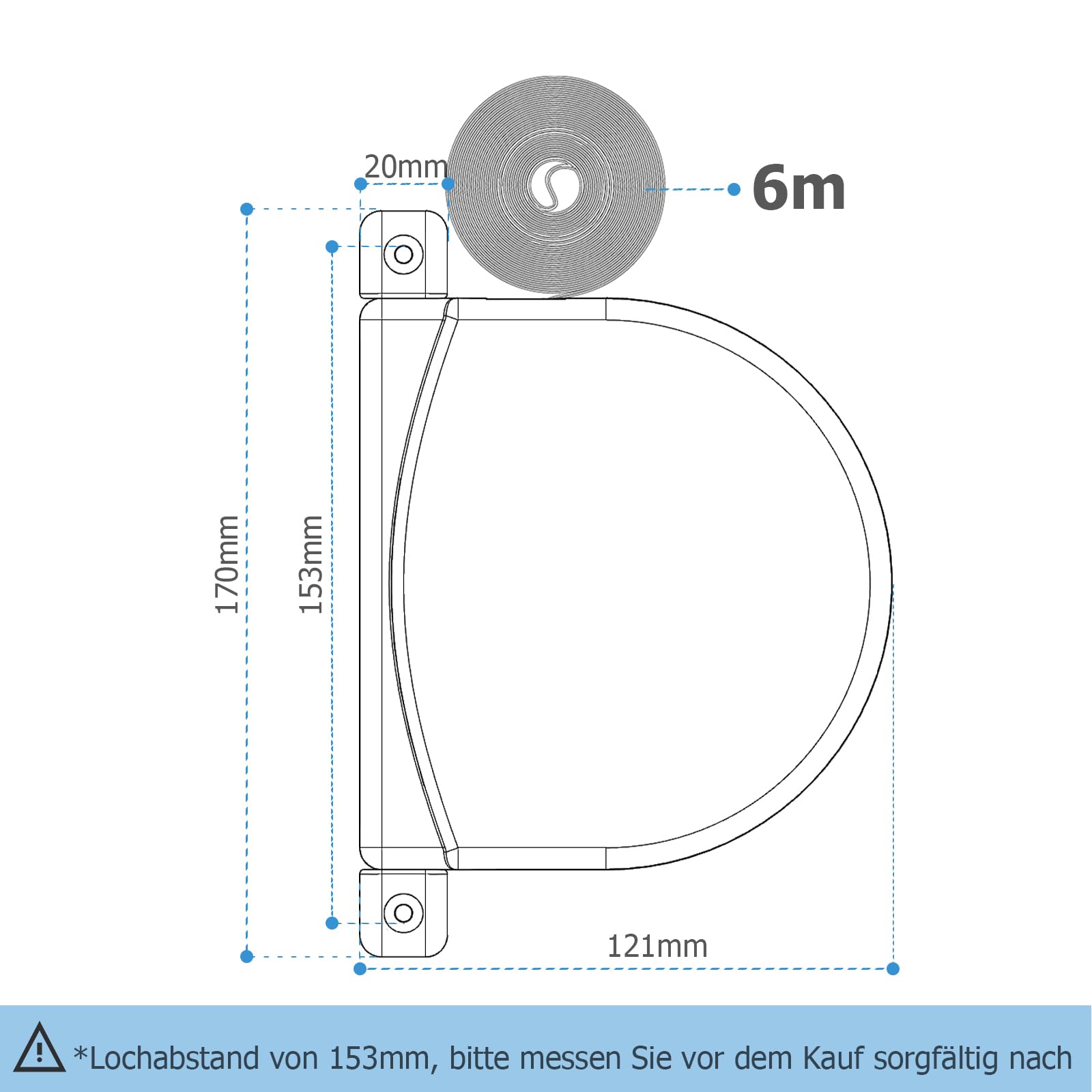 Rolladenwelt Enrouleur De Sangle Pour Volet Avec Ini Sangle Blanc 5