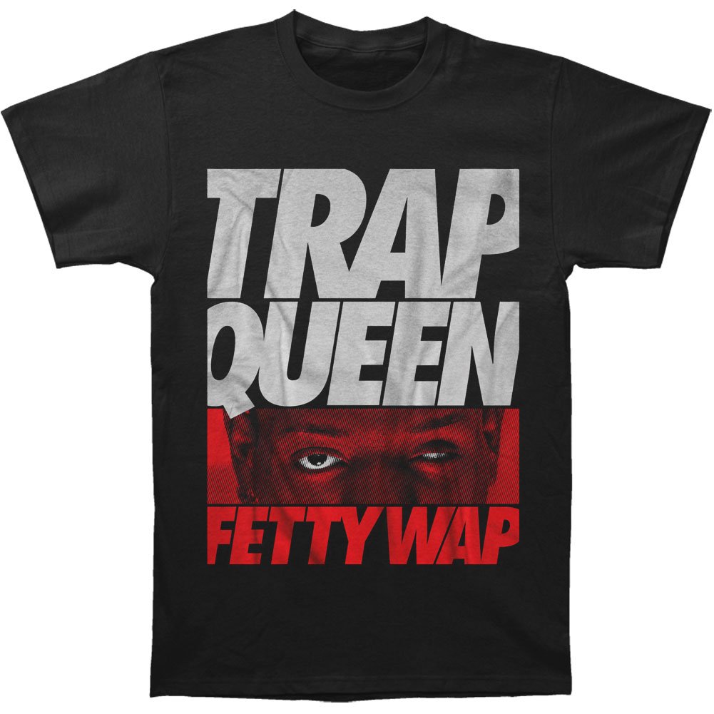 Fetty Wap Men's Trap Queen Futura T-Shirt Medium Black