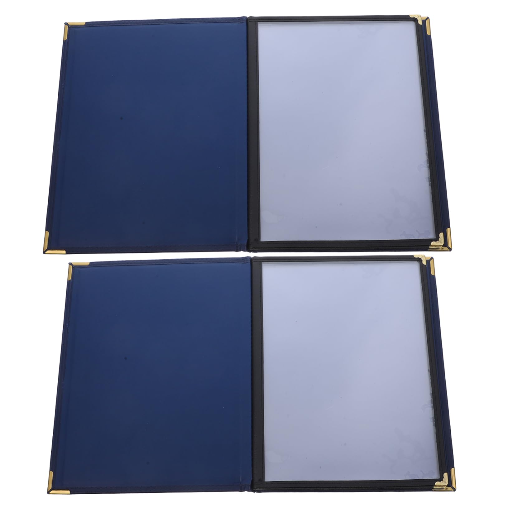 ABOOFAN 2piezas Menú Protector Para Restaurante y Cafetería Fundas Transparentes De Páginas Portamenús Para Bar Archivos Para Menú De Comida