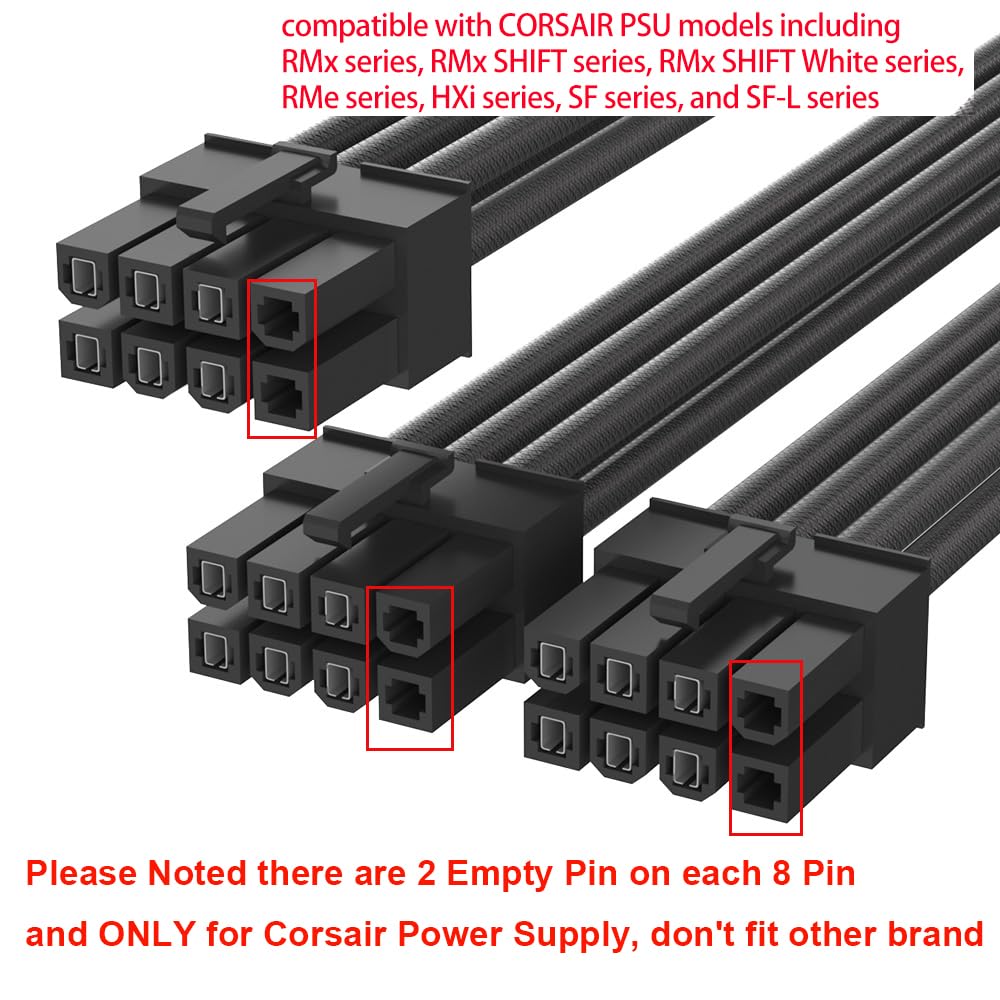 Corsair用 12VHPWR 90度アダプター PCI-e ケーブル Amazon.com: 12VHPWR 90 Degree Right Angle Adapter for