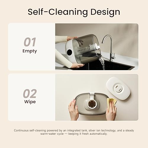 Miniatura 8 de 6L Self-Cleaning Humidifier for Large Room, CleanCare Warm & Cool Mist, No-Leak Design & Top Fill, 60 Hour Runtime, Quiet Ultrasonic Auto Mode with