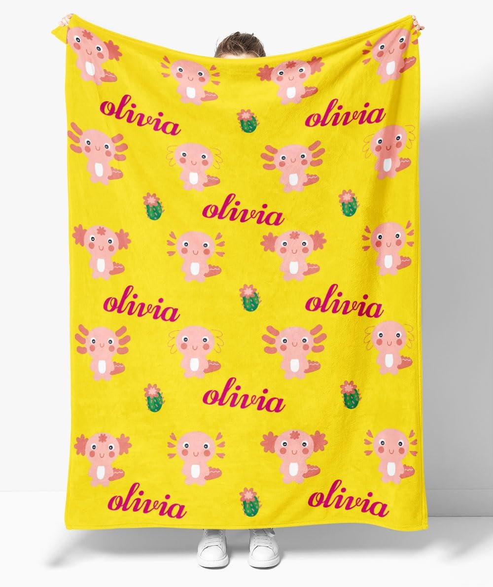 OLIVE OLIVIA Princess Custom Blanket with Name