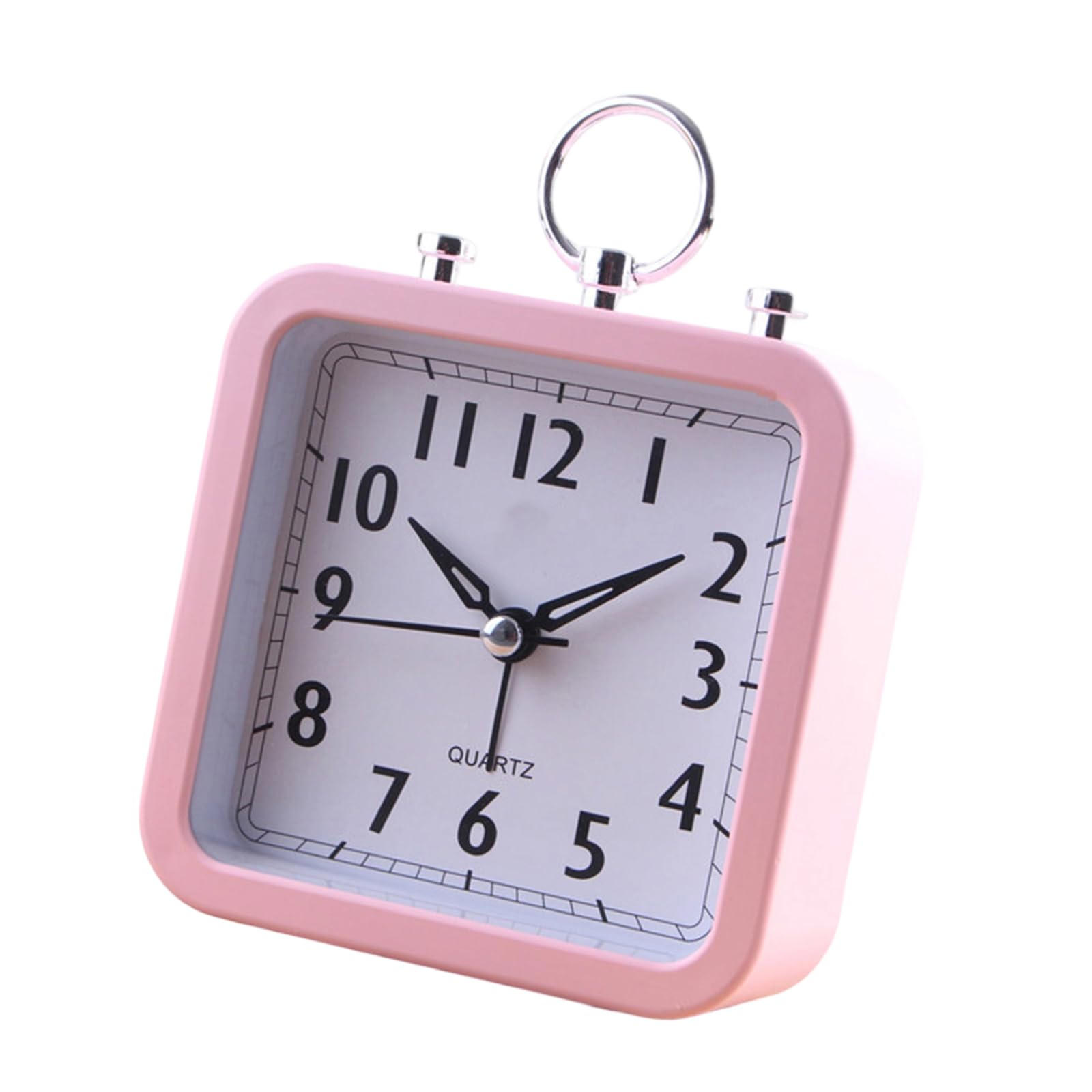 Jsghgdf A Quiet Nalog Larm Clock Lightweight Nd Easy To Read Table Clock For Desk Nightstand Or Travel Retro Desk Small