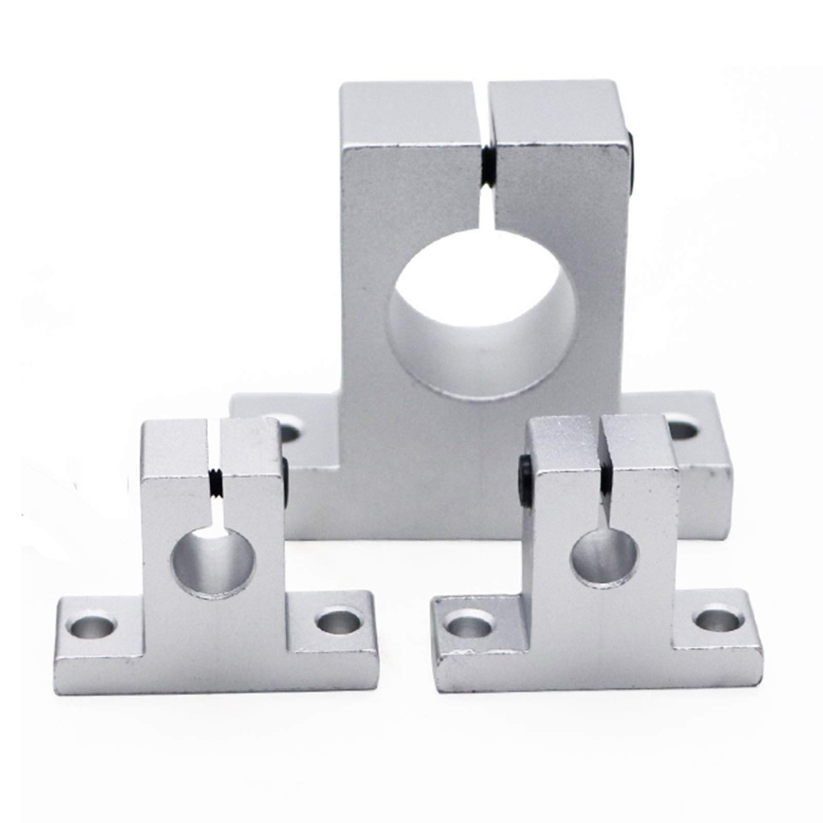 4 Stück/Los SK8 SK10 SK12 SK16 SK20 SK25 SK30 SK35 8mm Linearlager Führungswelle Halter XYZ CNC-Fräsmaschine SH8A Edelstahl 3D-Druckerteile (16MM)
