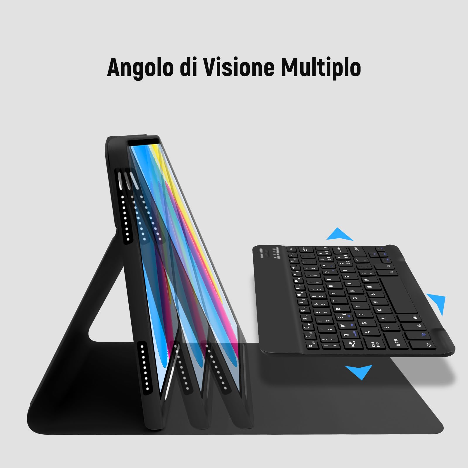 Custodia Con Tastiera Per IPad 10ª E 11ª Generazione - Bluetooth, Italiana - Foto 13