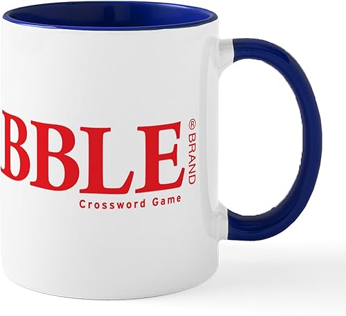 Miniatura 58 de CafePress Scrabble Champion - Taza de café de cerámica (11.0 fl oz) 2-Blanco/Negro Interior - Scrabble Champion,Blanco - Logo,Blanco - Logo