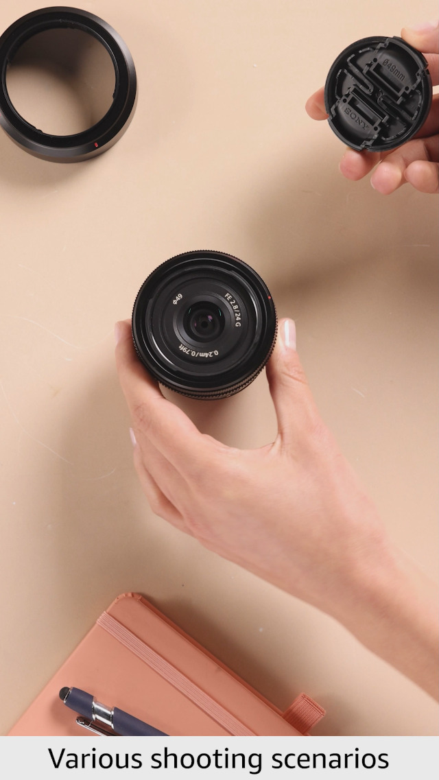 Sony E Mount Sony FE 24mm F2.8 G Full-Frame Lens (SEL24F28G