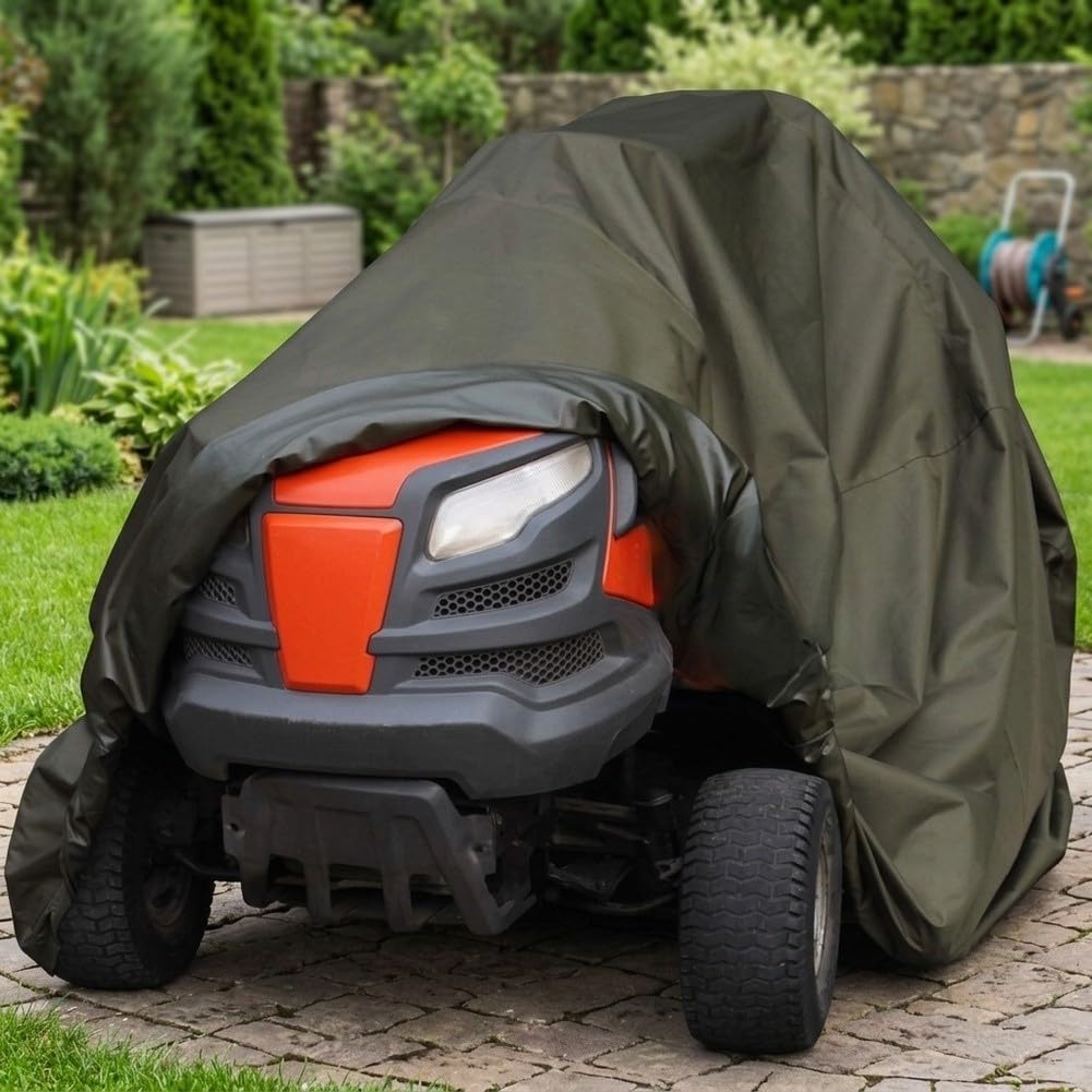 Funda Protectora Exterior Cortacésped Anti-UV(Army Green S (170 * 61 * 117 Cm))