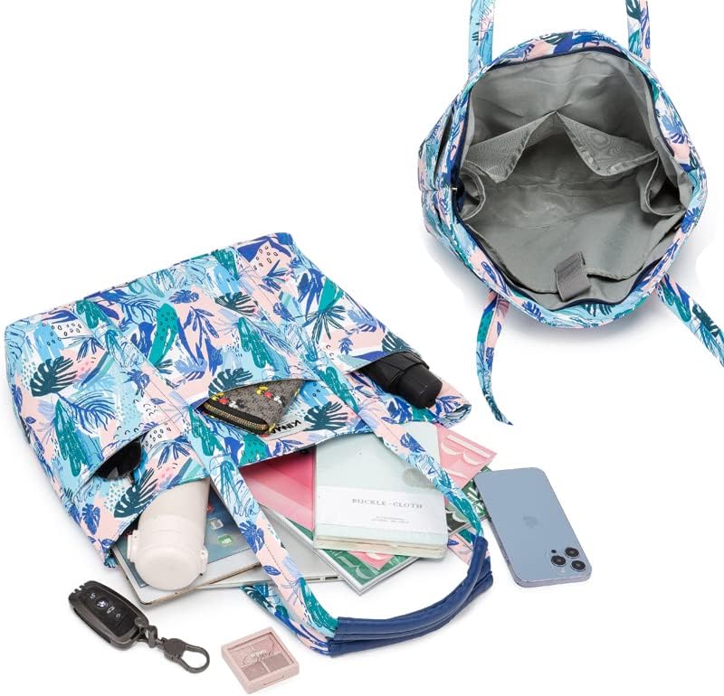 Kinmac Women's Laptop Tote Bag Top Handle Handbag Work Bag for Laptop Computer Up to 15.6 inch - Image 3