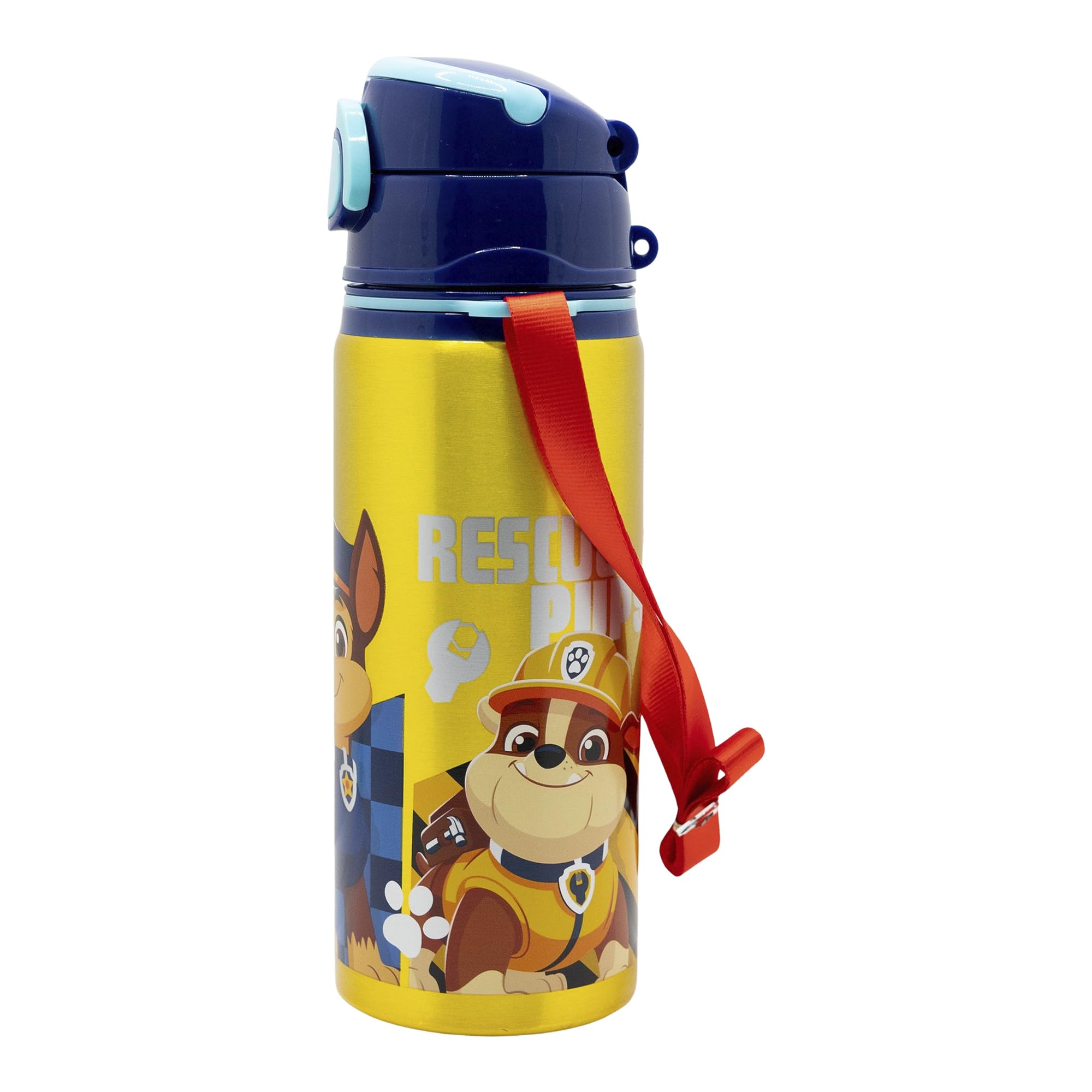 Bottiglia Riutilizzabile in Alluminio con Tracolla 730 ml Paw Patrol Boy Rescue Pups