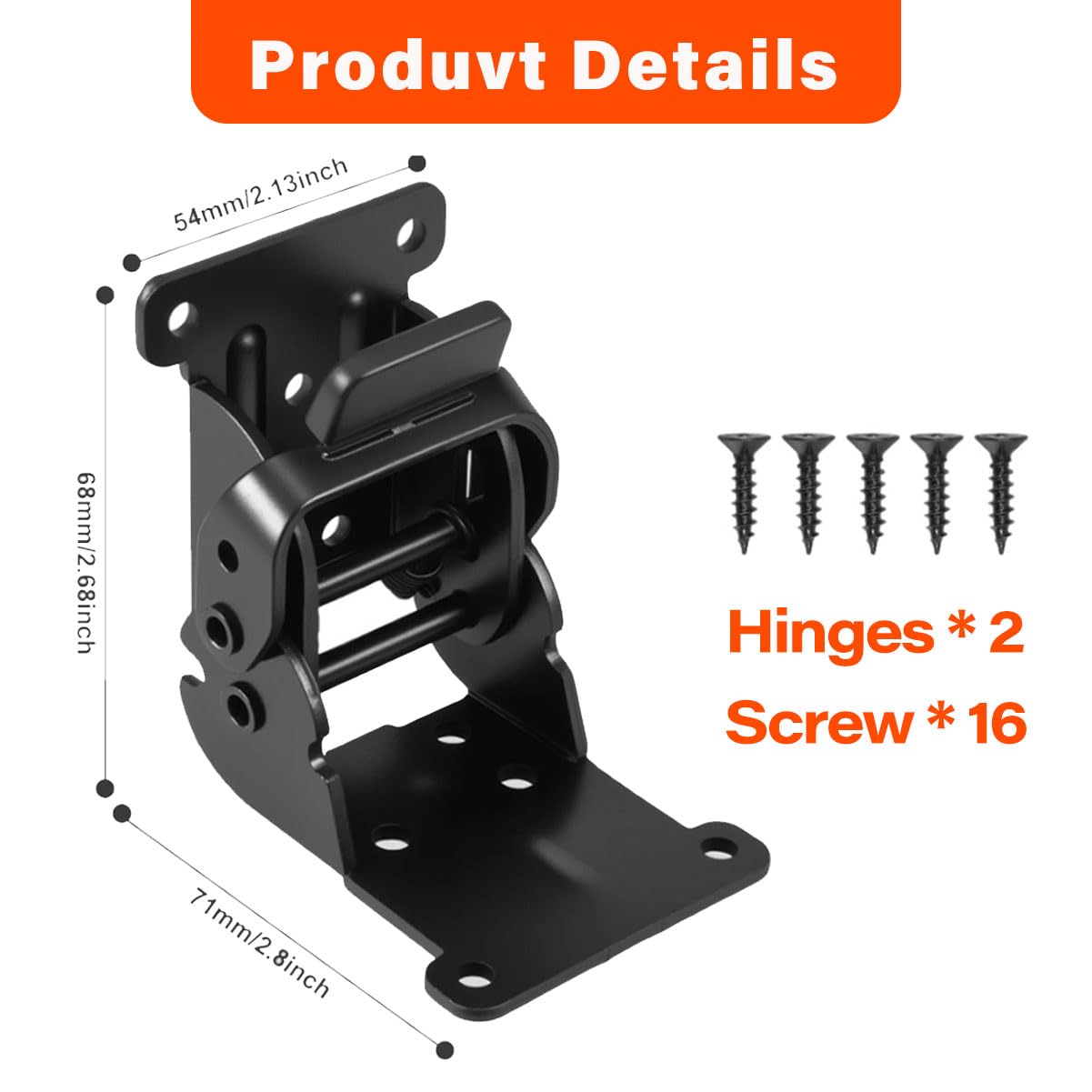 Folding Brackets - 500lb Heavy Duty Hinges -6