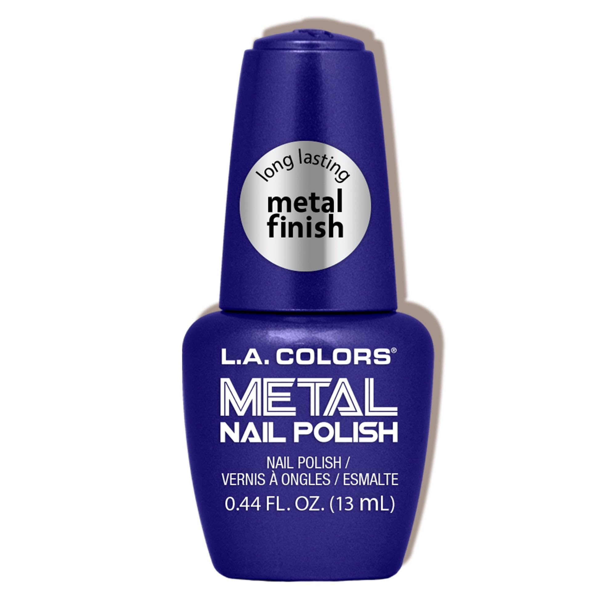 Amazon.com : L.A. COLORS Metal Nail Polish, Glacier (Coated Bottle