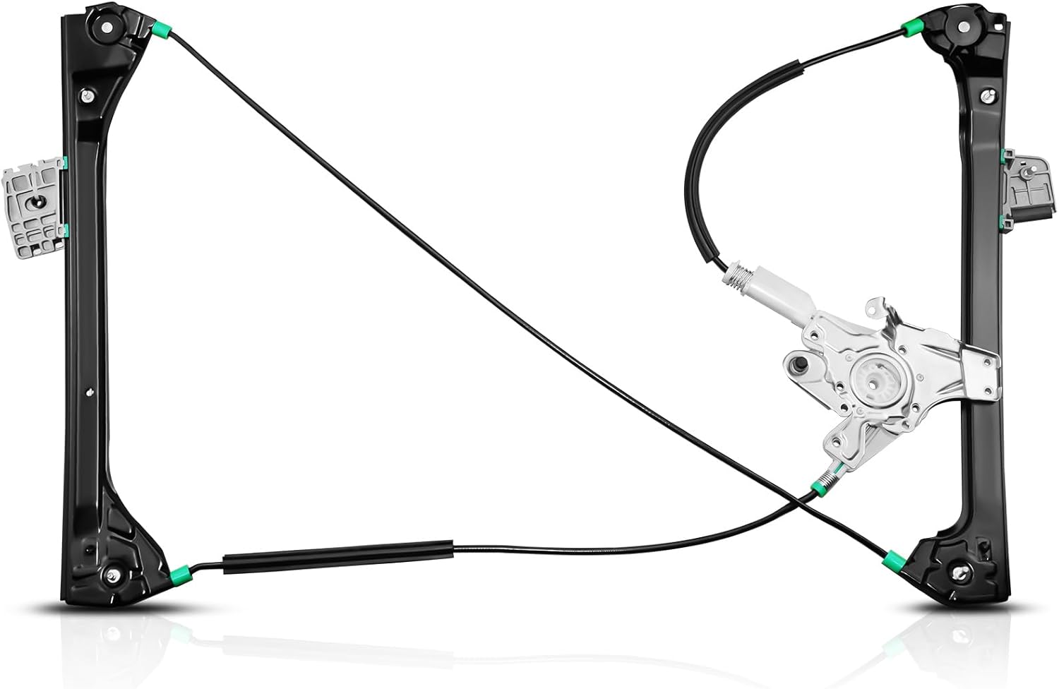 A-Premium Power Window Regulator Without Motor Replacement for BMW E46 323Ci 325Ci 328Ci 330Ci M3 2000-2006 (Coupe Convertible Only) Front Right Passenger Side