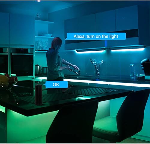 Miniatura 7 de DAYBETTER Tira de iluminación LED RGBW IC, 16.4 pies inteligente RGB+blanco (6500 K) 4 colores en 1 tira de luces y control inteligente de