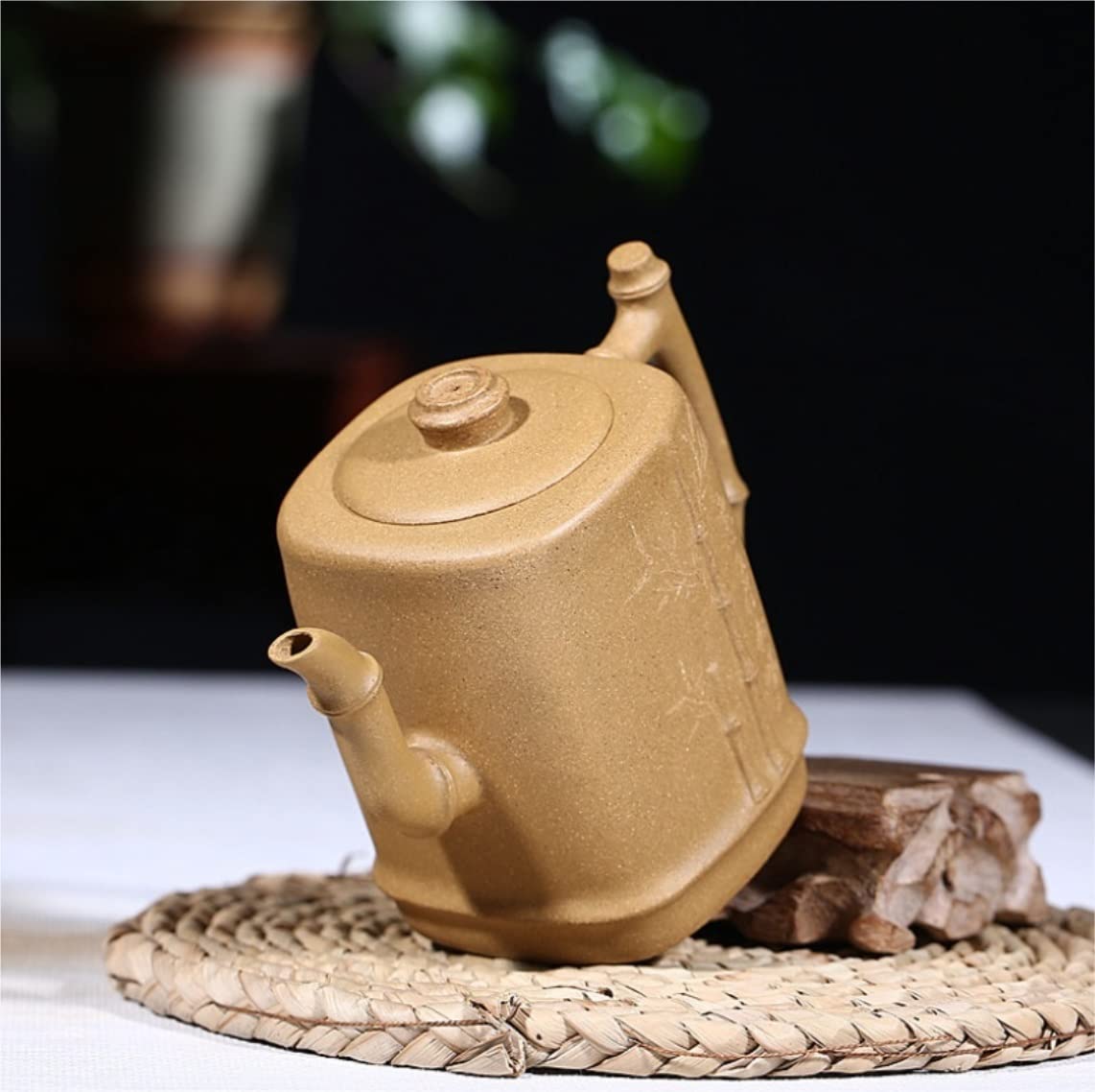 Japonaise Théière Théière en Fonte 9.4oz/0.28L Teapot Minerai Segment Mud Tea Pot Handmade Japanese Style Teapot Theiere en Fonte