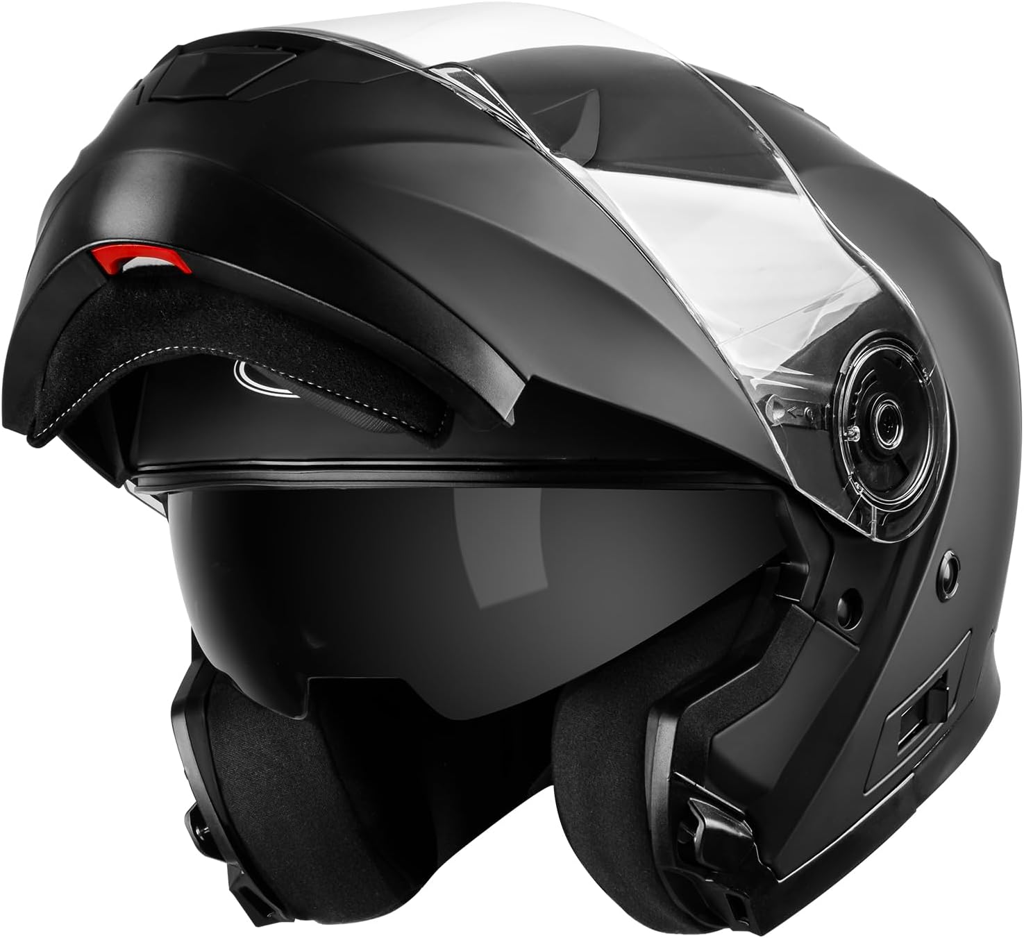 Modular Motorcycle Helmets, DOT Approved Full Face Motorcycle Helmet with with Flip Up Dual Visor for Men & Women - Street, Scooter, ATV, E-Bike