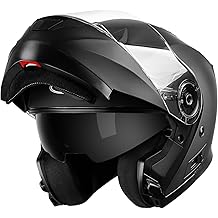 YEMA Modular Motorcycle Helmets, DOT Approved Full Face Motorcycle Helmet with Flip Up Dual Visor, Helmets for Adults Men Women Helmets for Street Scooter ATV E-Bike - YM-926