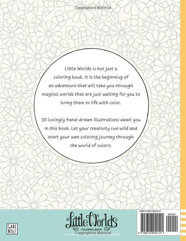 Little Worlds: A enchanting Coloring Book for Adults and Teens - Image 2