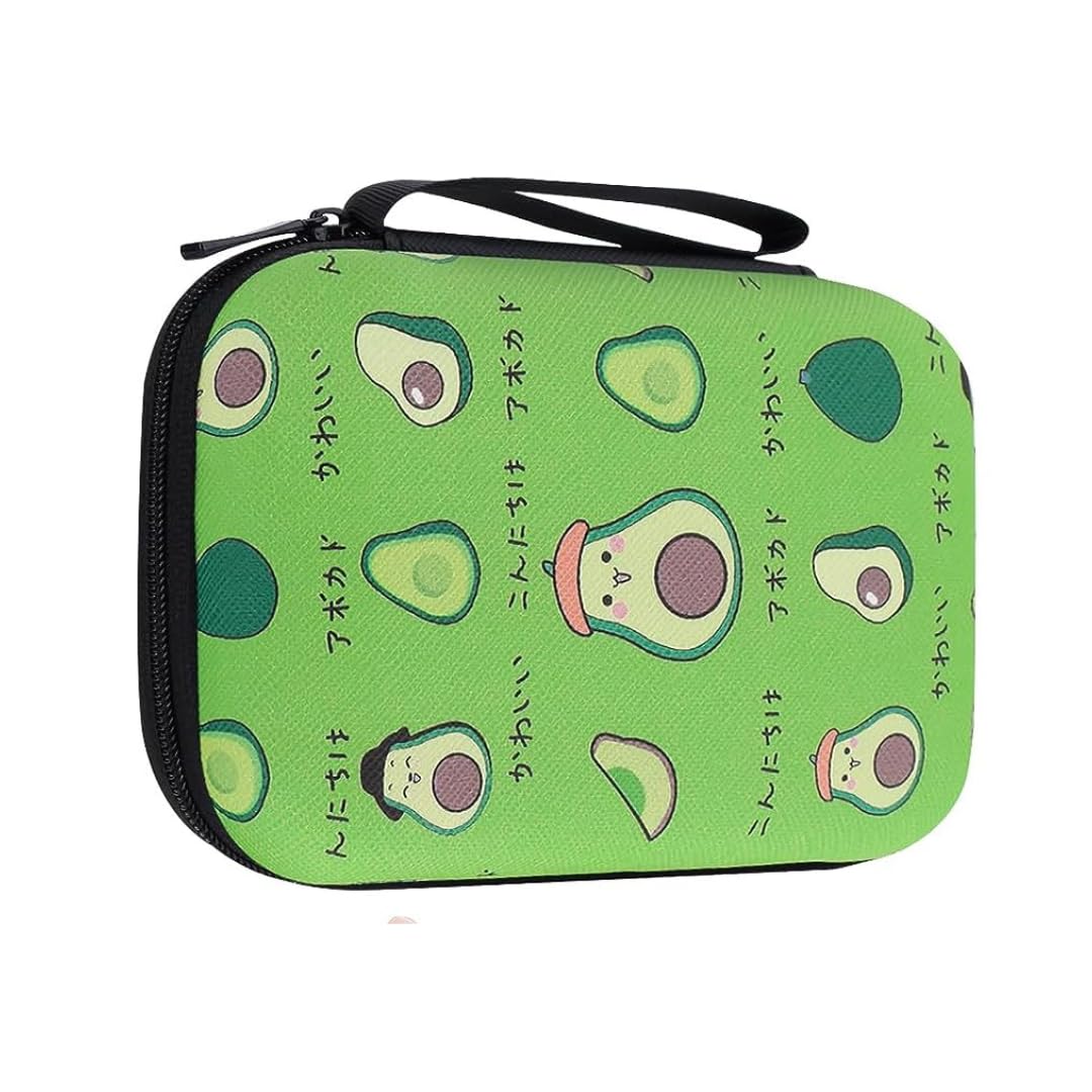 VNJ External Hard Drive Portable Carrying Case Avacado